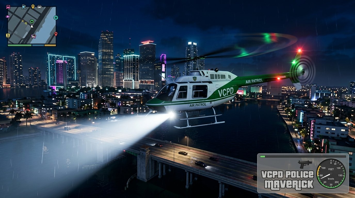 Maverick Police Helicopter